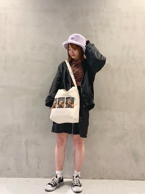 おさかなちゃん Nicoronのキャップを使ったコーディネート Wear
