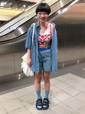 ʰᵉˡˡᵒ ¨̮  朵朵さんのコーディネート