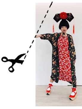 ʰᵉˡˡᵒ ¨̮  朵朵さんのコーディネート