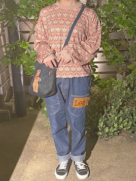 「merry jenny（メリージェニー）のアイテム（スウェット）」を使った、kinokowknさん（レディース・153cm）の秋コーディネート