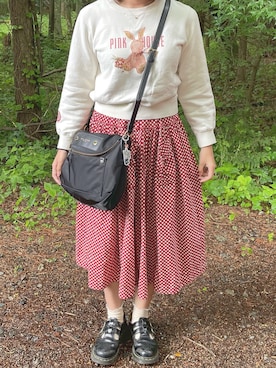 「PINK HOUSE（ピンクハウス）のアイテム」を使った、kinokowknさん（レディース・153cm）の夏コーディネート