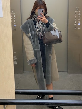 「moussyコーデ」｜ririwear226さん（レディース・158cm）の冬コーディネート