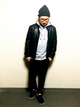 「TIMAI（ティマイ）のアイテム」を使った、chikutaroさん（メンズ・174cm）の春コーディネート