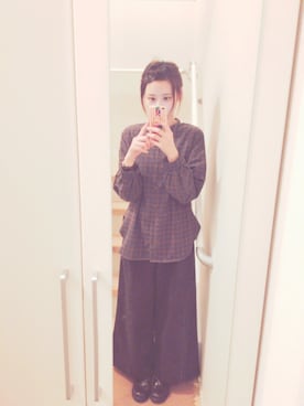 「インスタグラムもみてね」｜ぐぅさん（レディース・159cm）の秋コーディネート
