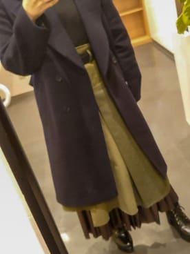 「Paul Smith（ポールスミス）のアイテム（その他アウター）」を使った、遊璃さん（レディース・153cm）の冬コーディネート