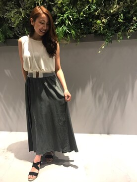 「COLONY 2139（コロニートゥーワンスリーナイン）のアイテム（その他）」を使った、Tomomi2139さん（レディース・158cm）の夏コーディネート