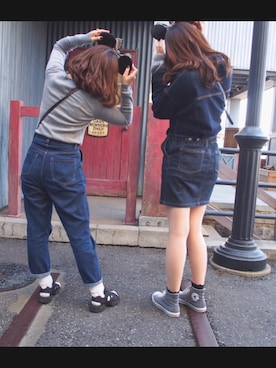 moe☺︎さん（レディース・169cm）の春コーディネート