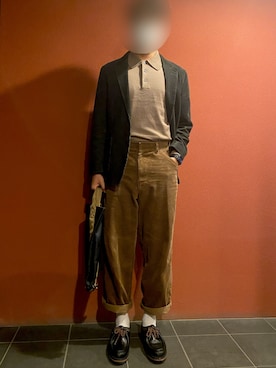「MARNI」｜「アイテム（その他アウター）」を使った、ぴーなつさん（メンズ・178cm）の秋コーディネート