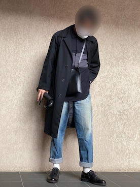 「Paraboot」｜「アイテム（その他アウター）」を使った、ぴーなつさん（メンズ・178cm）の秋コーディネート