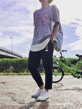 「eb's（エビス）のアイテム」を使った、きのこさん（メンズ・173cm）の夏コーディネート