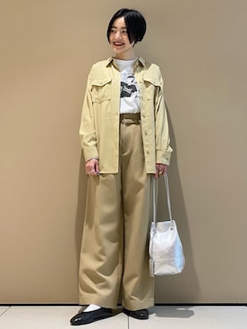「秋におすすめシャツ＆ブラウス スタイル」｜ishii0xxさん（レディース・156cm）の冬コーディネート