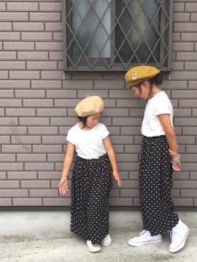 kankitsu🍊さん（キッズ・122cm）の夏コーディネート