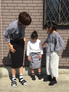 kankitsu🍊さん（キッズ・125cm）の春コーディネート
