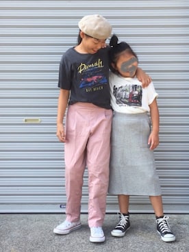 kankitsu🍊さん（キッズ・130cm）の夏コーディネート