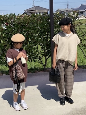 kankitsu🍊さん(キッズ・142cm)の秋コーディネート