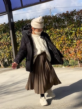 kankitsu🍊さん(キッズ・144cm)の冬コーディネート