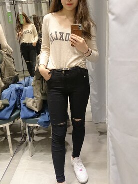 「Sassy（サッシー）のアイテム」を使った、wimpyteenさん（レディース・168cm）の冬コーディネート