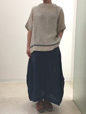 「Komodo（コモド）のアイテム」を使った、TEREZAさん（レディース・158cm）の夏コーディネート