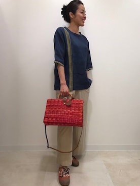 「Komodo（コモド）のアイテム」を使った、TEREZAさん（レディース・165cm）の夏コーディネート