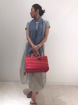 「Komodo（コモド）のアイテム」を使った、TEREZAさん（レディース・165cm）の夏コーディネート