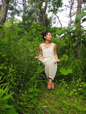 「Komodo（コモド）のアイテム」を使った、TEREZAさん（レディース・163cm）の夏コーディネート