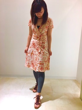 「Komodo（コモド）のアイテム」を使った、TEREZAさん（レディース・161cm）の夏コーディネート