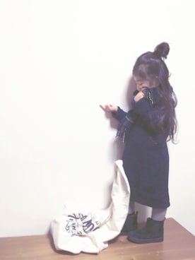 rottaさん（キッズ・90cm）の冬コーディネート