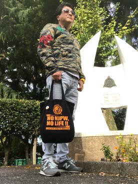 Shinji Tsuruさん（メンズ・173cm）の秋コーディネート