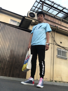 「Michael Jackson（マイケルジャクソン）のアイテム」を使った、Shinji Tsuruさん（メンズ・173cm）の秋コーディネート