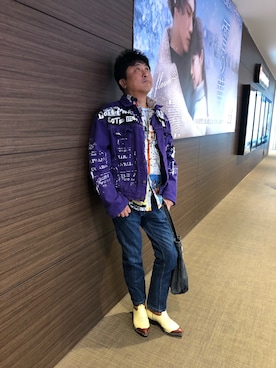 「COTE MER （コートメール）のアイテム（ジャケット/アウター）」を使った、Shinji Tsuruさん（メンズ・173cm）の冬コーディネート
