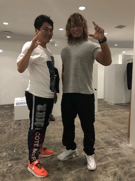 「COTE MER （コートメール）のアイテム（パンツ）」を使った、Shinji Tsuruさん（メンズ・173cm）の夏コーディネート