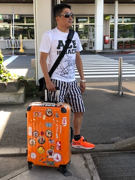 Shinji Tsuruさん(メンズ・173cm)の夏コーディネート