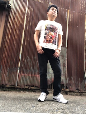 Shinji Tsuruさん（メンズ・173cm）の夏コーディネート