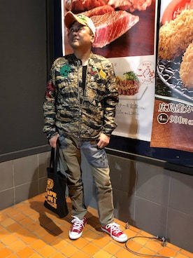 Shinji Tsuruさん（メンズ・173cm）の春コーディネート