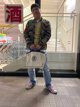 Shinji Tsuruさん（メンズ・173cm）の春コーディネート