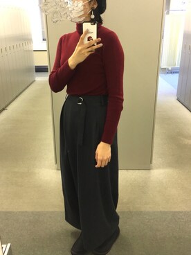 「アイテム（ピアス（両耳用））」を使った、somaさん（レディース・167cm・20代）の冬コーディネート
