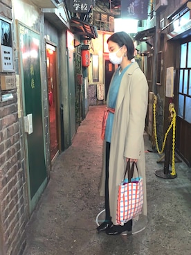 「アイテム（ピアス（両耳用））」を使った、somaさん（レディース・167cm・20代）の冬コーディネート