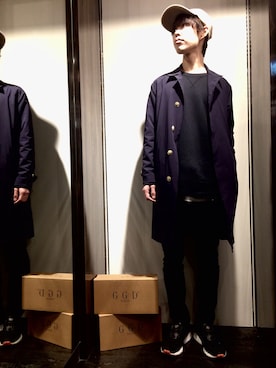 「GGD（ジージーディー）のアイテム（ジャケット/アウター）」を使った、GGDedition浜松店さん（メンズ・173cm）の冬コーディネート