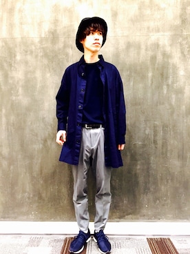 「GGD（ジージーディー）のアイテム」を使った、GGDedition浜松店さん（メンズ・173cm）の春コーディネート