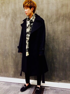 「GGD（ジージーディー）のアイテム（ジャケット/アウター）」を使った、GGDedition浜松店さん（メンズ・173cm）の冬コーディネート