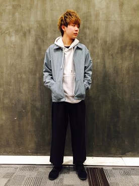 「GGD（ジージーディー）のアイテム（その他アウター）」を使った、GGDedition浜松店さん（メンズ・173cm）の冬コーディネート