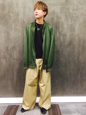 「GGD（ジージーディー）のアイテム」を使った、GGDedition浜松店さん（メンズ・173cm）の春コーディネート