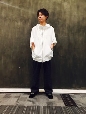 「GGD（ジージーディー）のアイテム（パンツ）」を使った、GGDedition浜松店さん（メンズ・173cm）の夏コーディネート