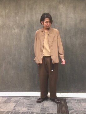 「GGD（ジージーディー）のアイテム（パンツ）」を使った、GGDedition浜松店さん（メンズ・173cm）の秋コーディネート