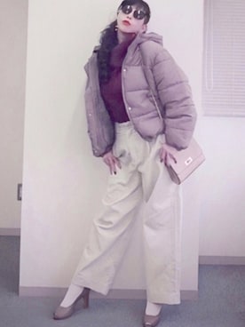 「archives e'pice（アルシーヴエピス）のアイテム（ジャケット/アウター）」を使った、銀猫さん（レディース・168cm）の冬コーディネート