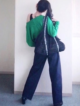 銀猫さん（レディース・168cm）の春コーディネート