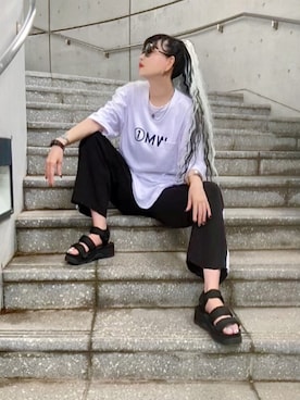 「SHAKA」｜「アイテム（その他）」を使った、銀猫さん（レディース・168cm）の夏コーディネート