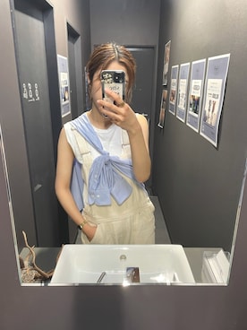 「ビーサン」｜「アイテム（腕時計）」を使った、ちさん（レディース・159cm）の夏コーディネート