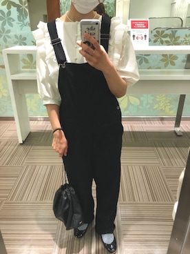 「merlot plus（メルロープリュス）のアイテム」を使った、ちさん（レディース・159cm）の春コーディネート