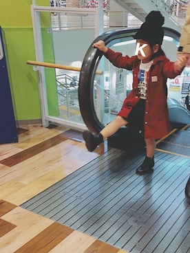 「F.O.KIDS（エフオーキッズ）のアイテム（ワンピース/ドレス）」を使った、suUuさん（キッズ・100cm）の冬コーディネート